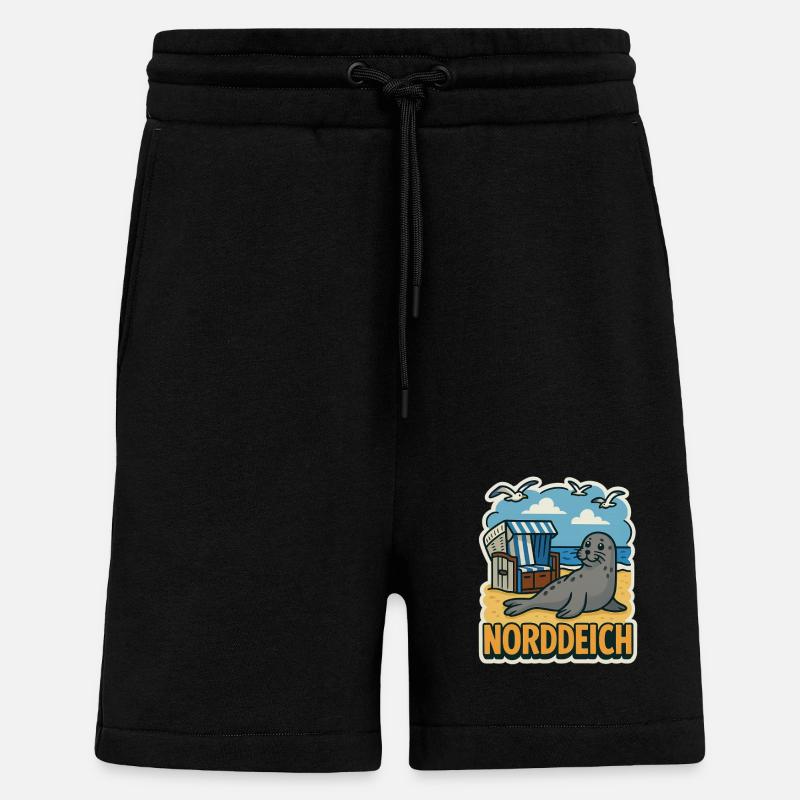 Norddeich - Shorts - made by SPREAD - SOLID BLACK