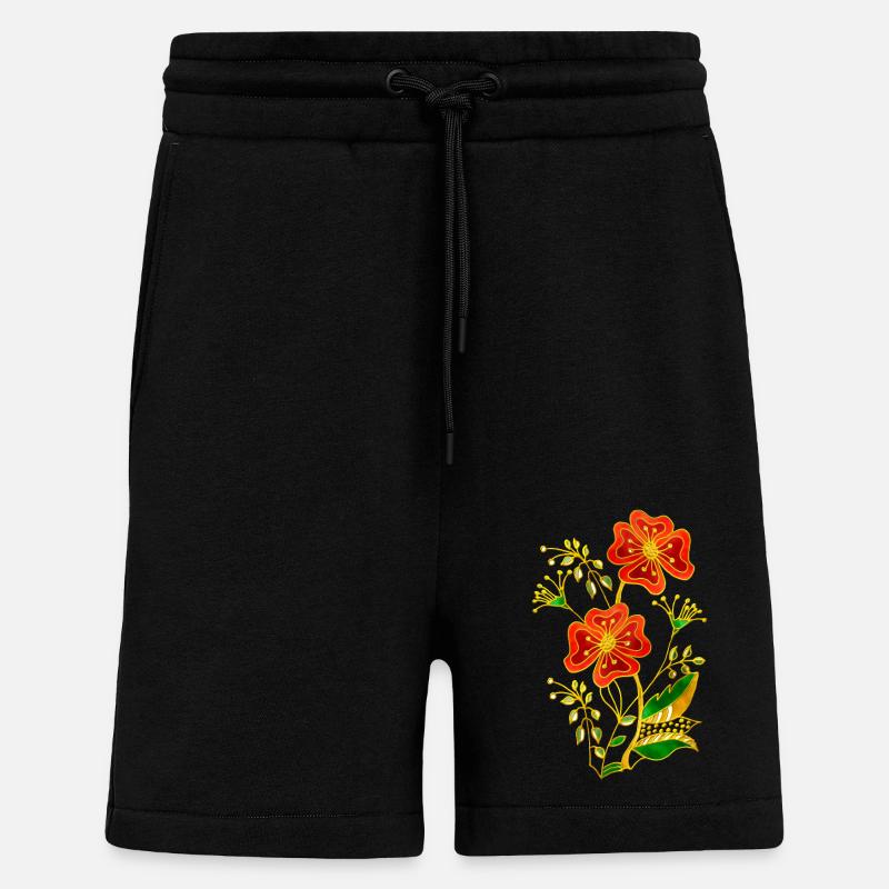 Blumen - Shorts - made by SPREAD - SOLID BLACK