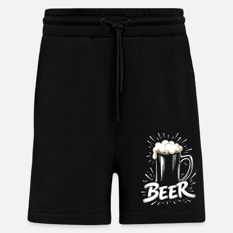 Bier Krug - Shorts - made by SPREAD - SOLID BLACK