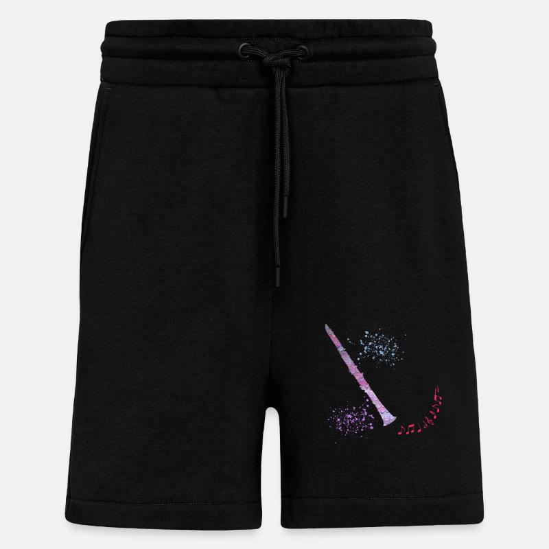 clarinette e 62 - Short bio décontracté fabriqué en UE - SOLID BLACK