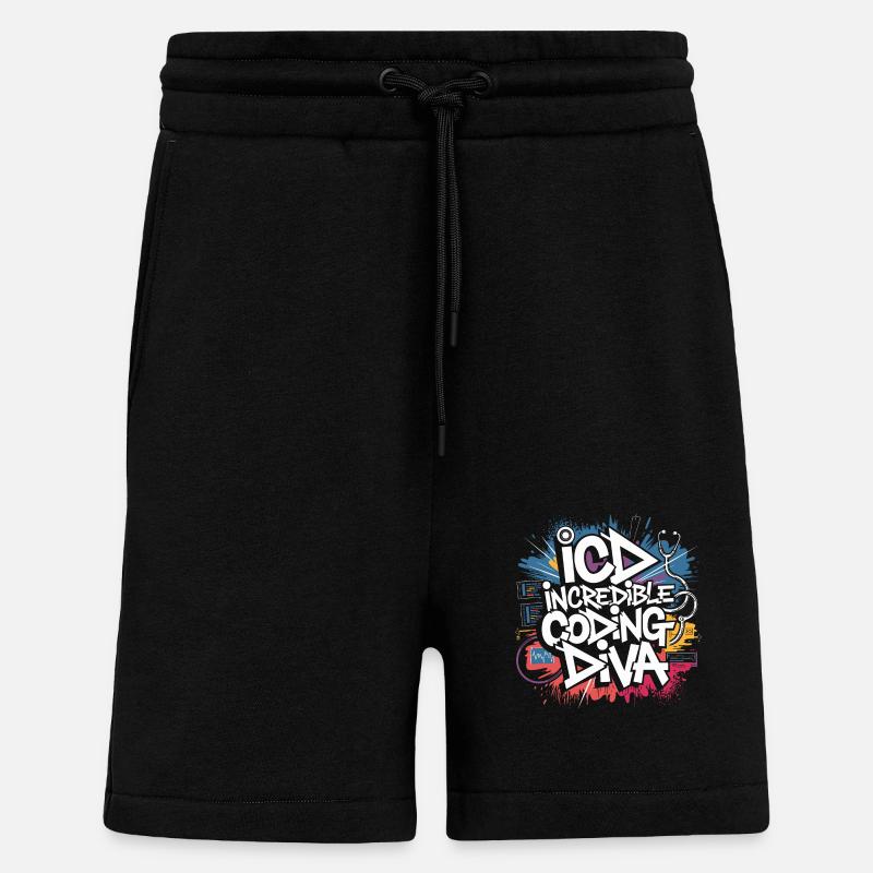 Leidenschaftliche Codierkunst - Shorts - made by SPREAD - SOLID BLACK