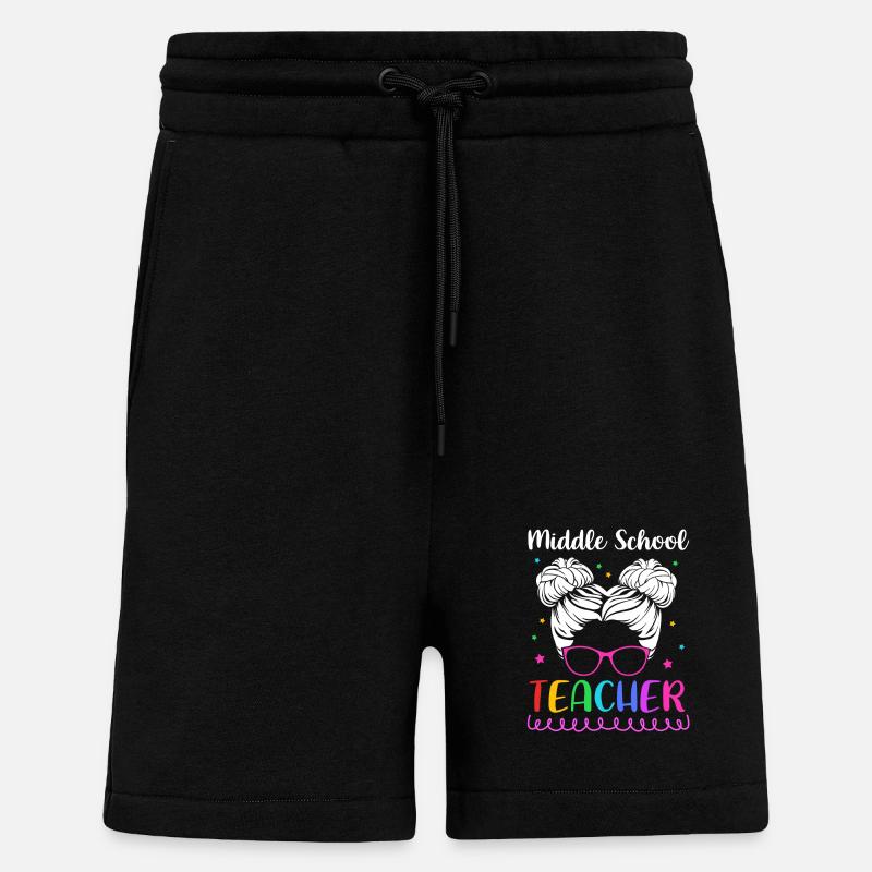 Lehrer der Mittelstufe - Shorts - made by SPREAD - SOLID BLACK