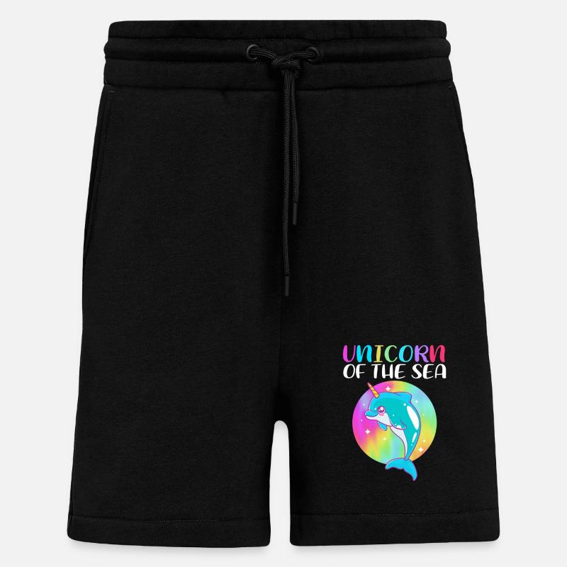 Narwal - Shorts - made by SPREAD - SOLID BLACK