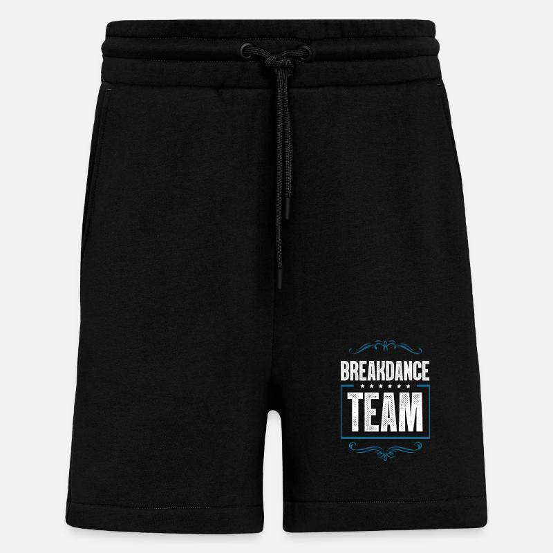 Breakdance Crew - Shorts - made by SPREAD - SOLID BLACK