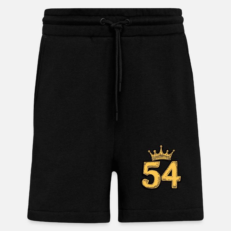 54 Zahl Krone - Shorts - made by SPREAD - SOLID BLACK