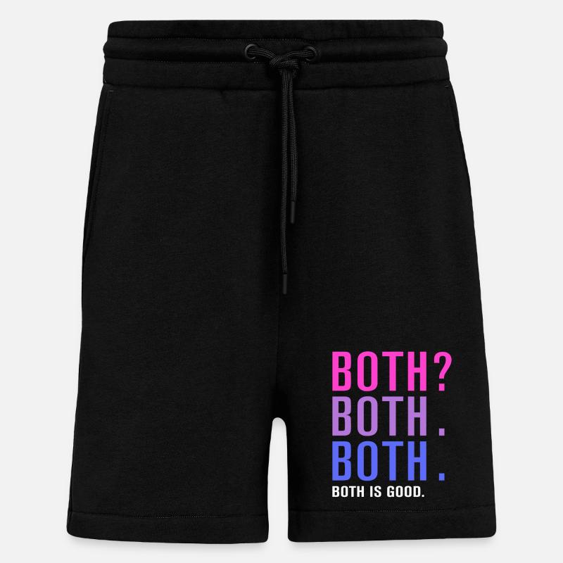 Both Is Good Pride - Shorts - made by SPREAD - SOLID BLACK