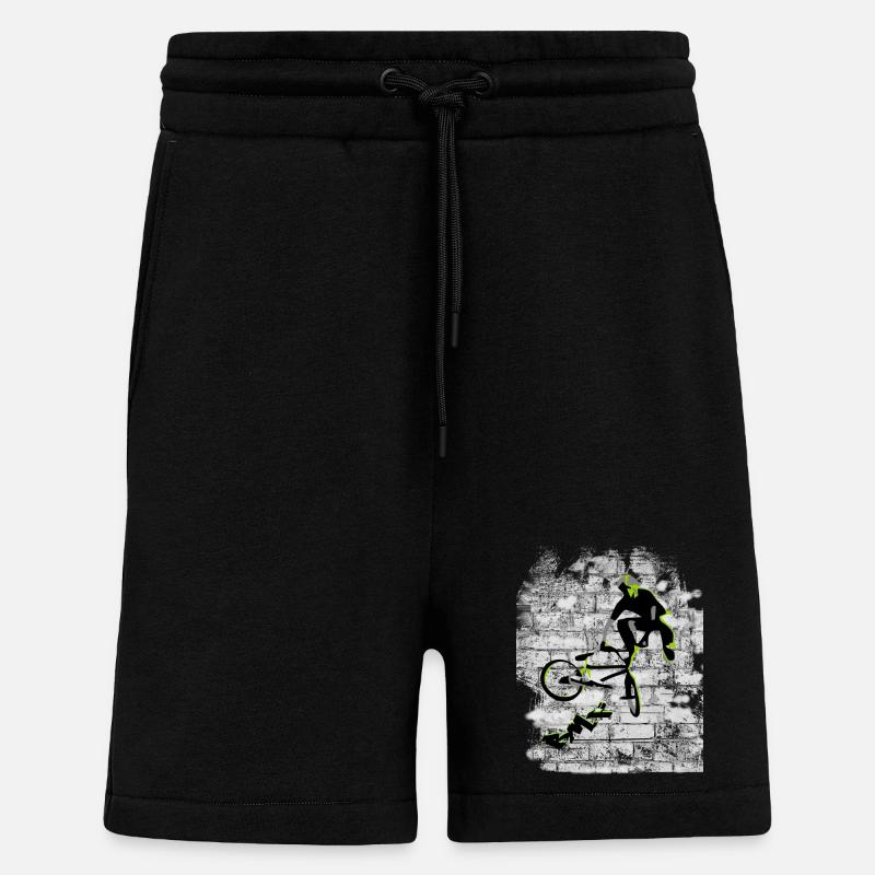 BMX - Short bio décontracté fabriqué en UE - SOLID BLACK