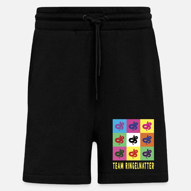 Team grass snake - Shorts - made by SPREAD - SOLID BLACK