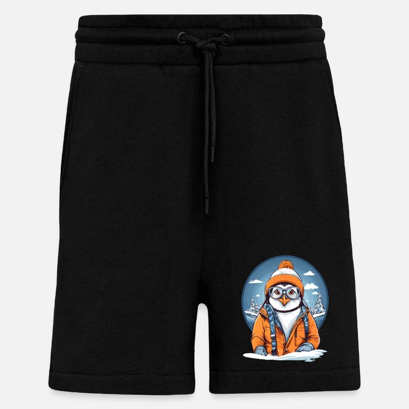 Süßer Pinguin - Shorts - made by SPREAD - SOLID BLACK