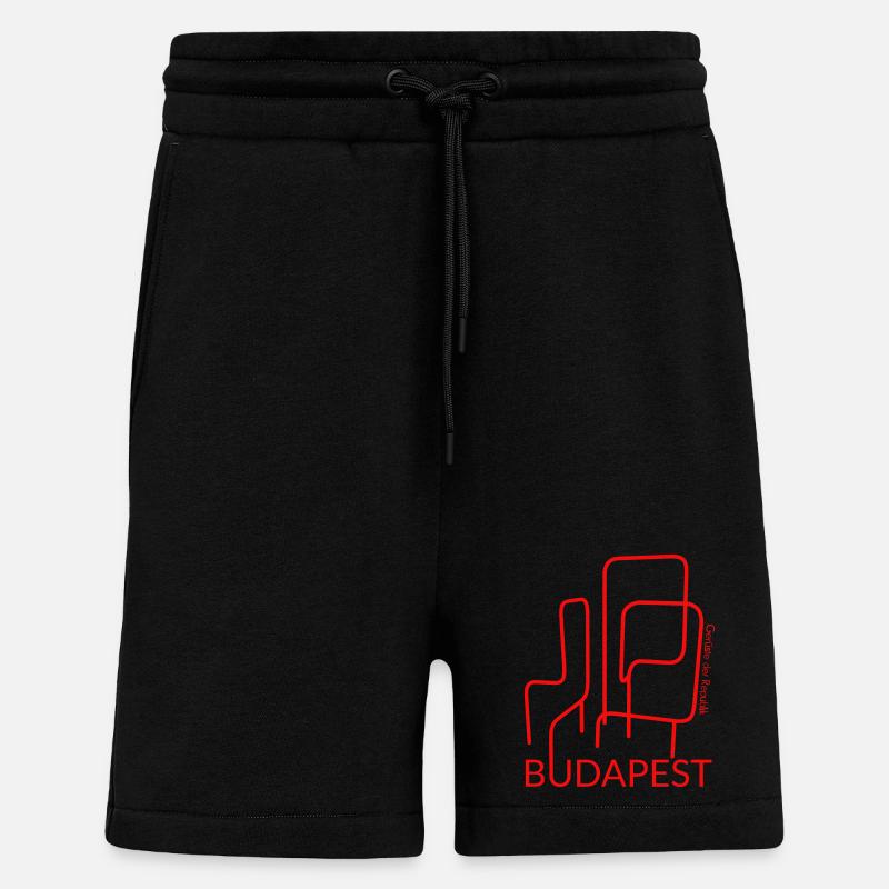 Budapest Klettergerüst - Shorts - made by SPREAD - SOLID BLACK