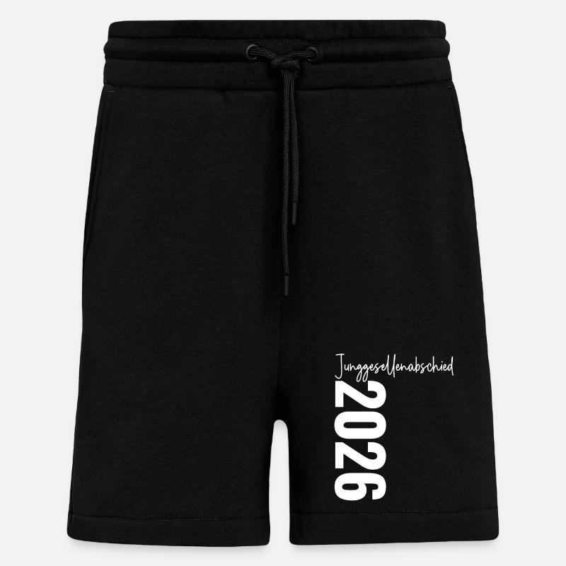 Junggesellenabschied 2026 - Shorts - made by SPREAD - SOLID BLACK