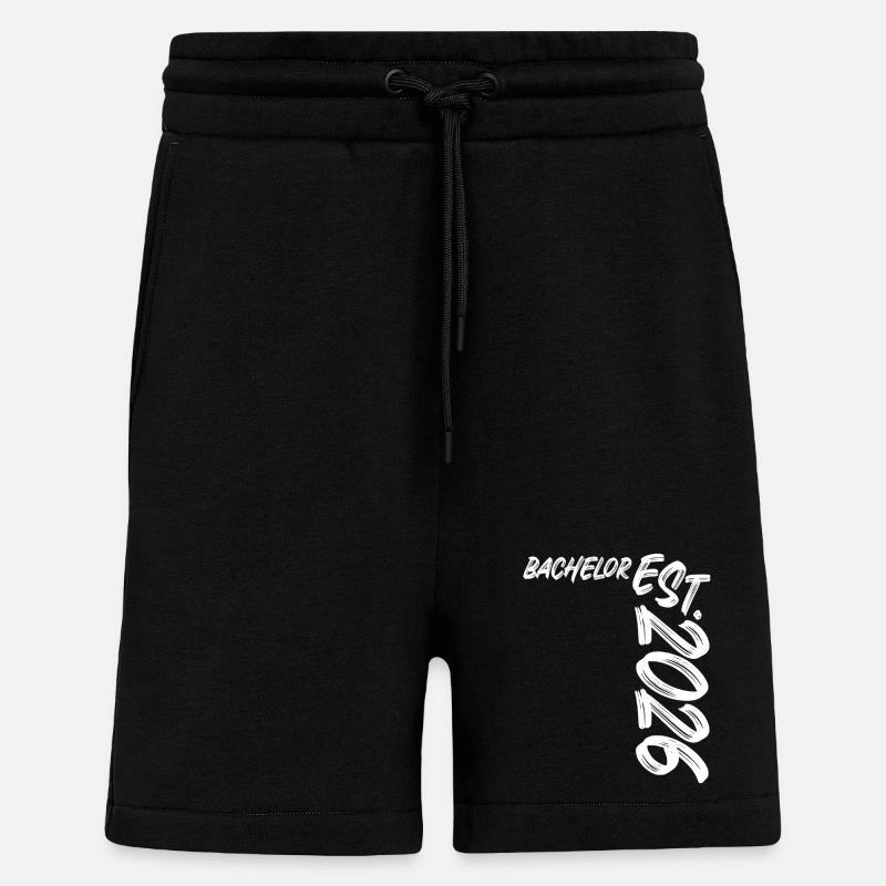 Bachelor Est. 2026 - Shorts - made by SPREAD - SOLID BLACK