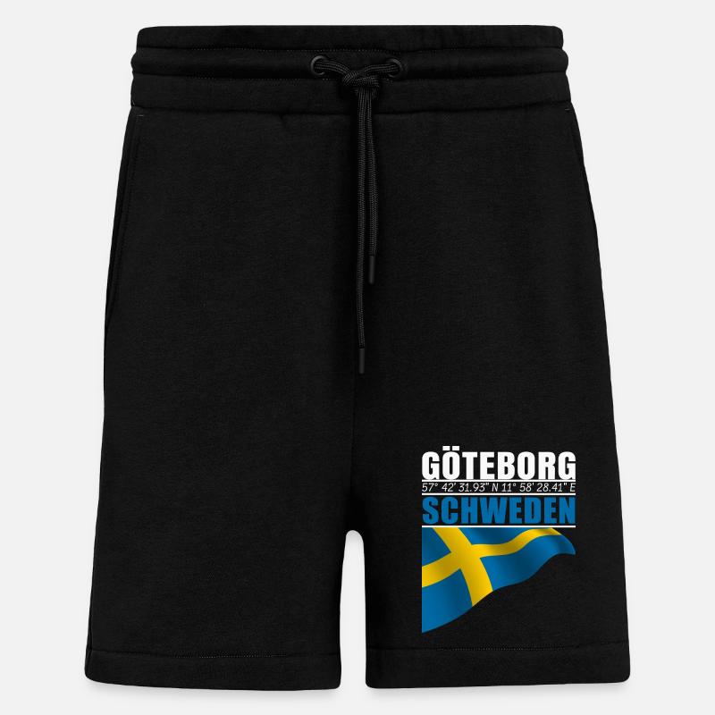 Göteborg - Shorts - made by SPREAD - SOLID BLACK