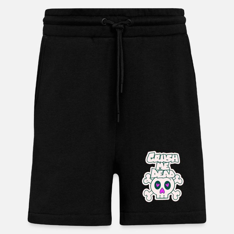 Écrase-moi - Short bio décontracté fabriqué en UE - SOLID BLACK