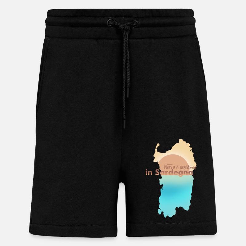 Non C’è Problema in Sardegna - Shorts - made by SPREAD - SOLID BLACK