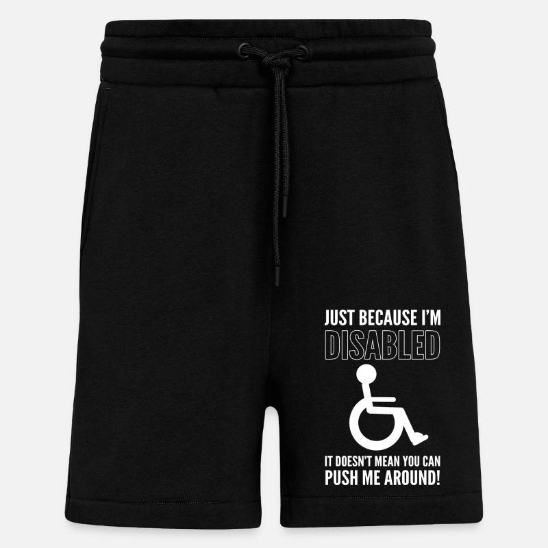 Rollstuhl - Shorts - made by SPREAD - SOLID BLACK