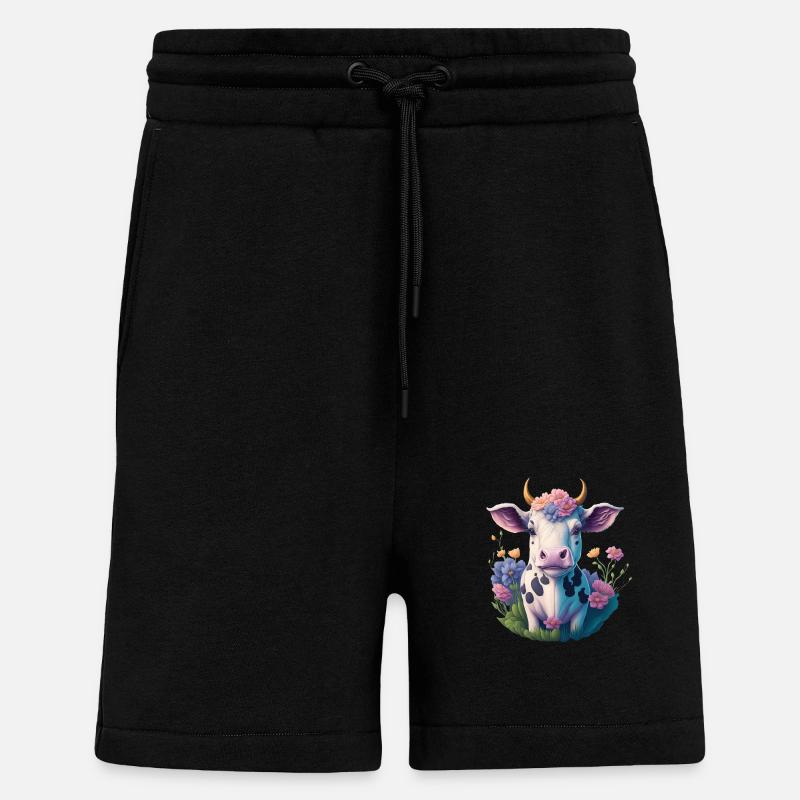 Kuh - Shorts - made by SPREAD - SOLID BLACK