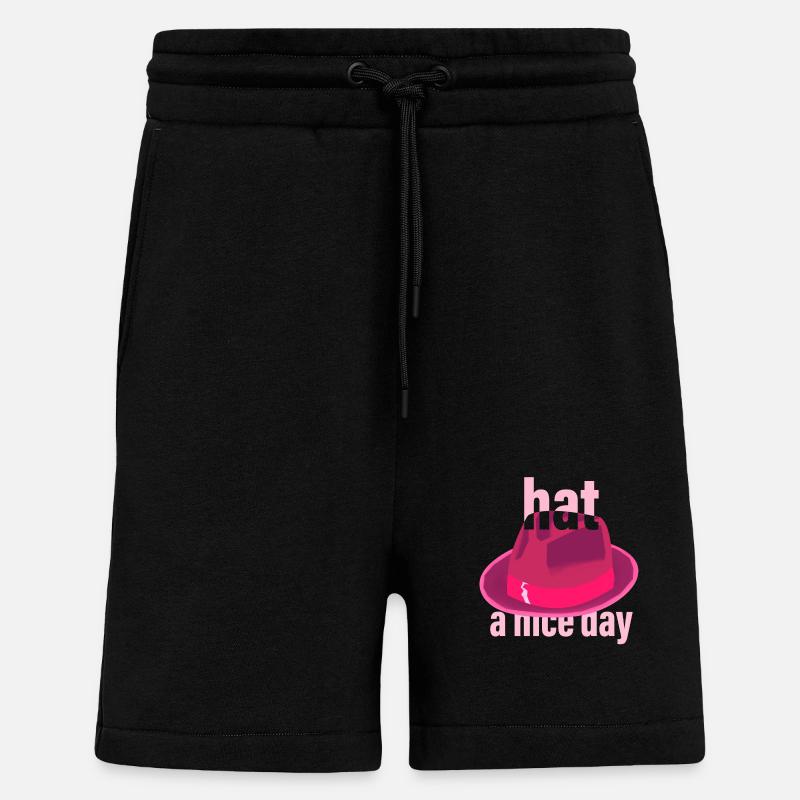 Hat a Nice Day - Shorts - made by SPREAD - SOLID BLACK