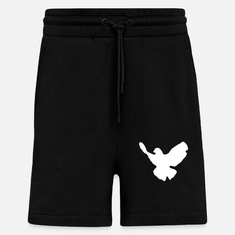 Friedenstaube - Shorts - made by SPREAD - SOLID BLACK