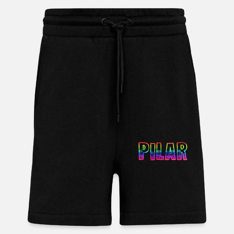 Pilar RS Rainbow - Shorts - made by SPREAD - SOLID BLACK