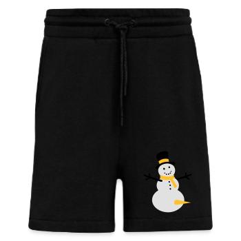 Snow fun - Shorts - made by SPREAD - SOLID BLACK - Front