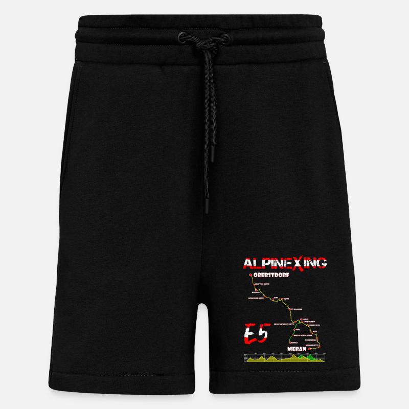 E5 Oberstdorf Merano - Shorts - made by SPREAD - SOLID BLACK