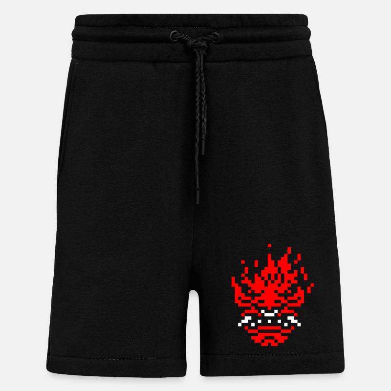Oni pixel 8 bits - Short bio décontracté fabriqué en UE - SOLID BLACK