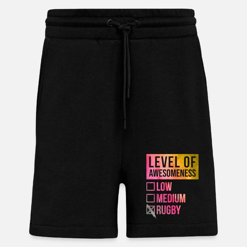 Rugby - Shorts - made by SPREAD - SOLID BLACK