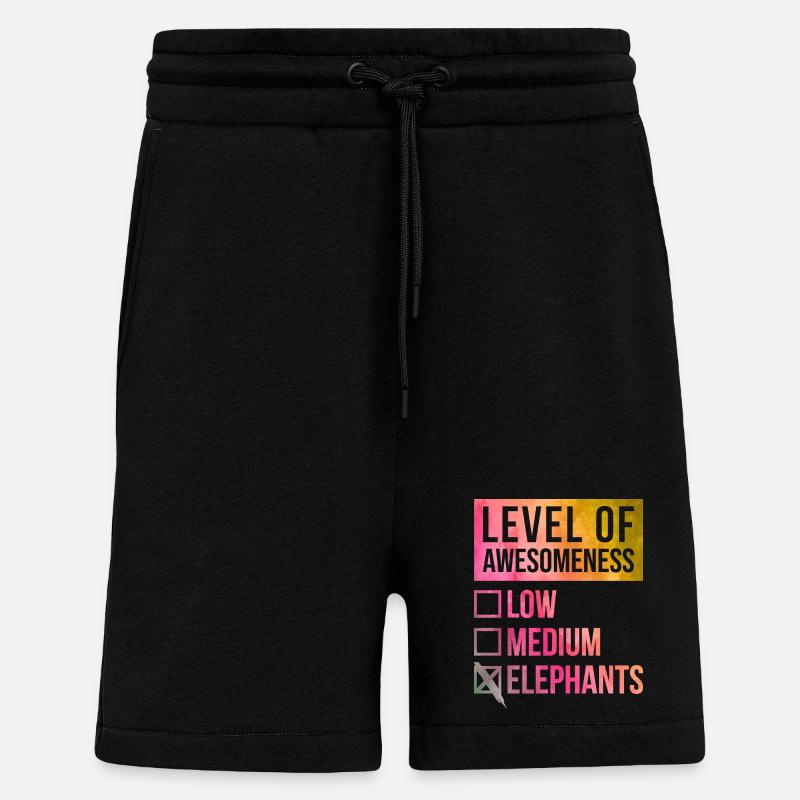 Elefant - Shorts - made by SPREAD - SOLID BLACK