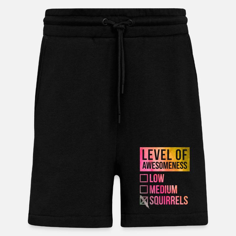 Eichhörnchen - Shorts - made by SPREAD - SOLID BLACK