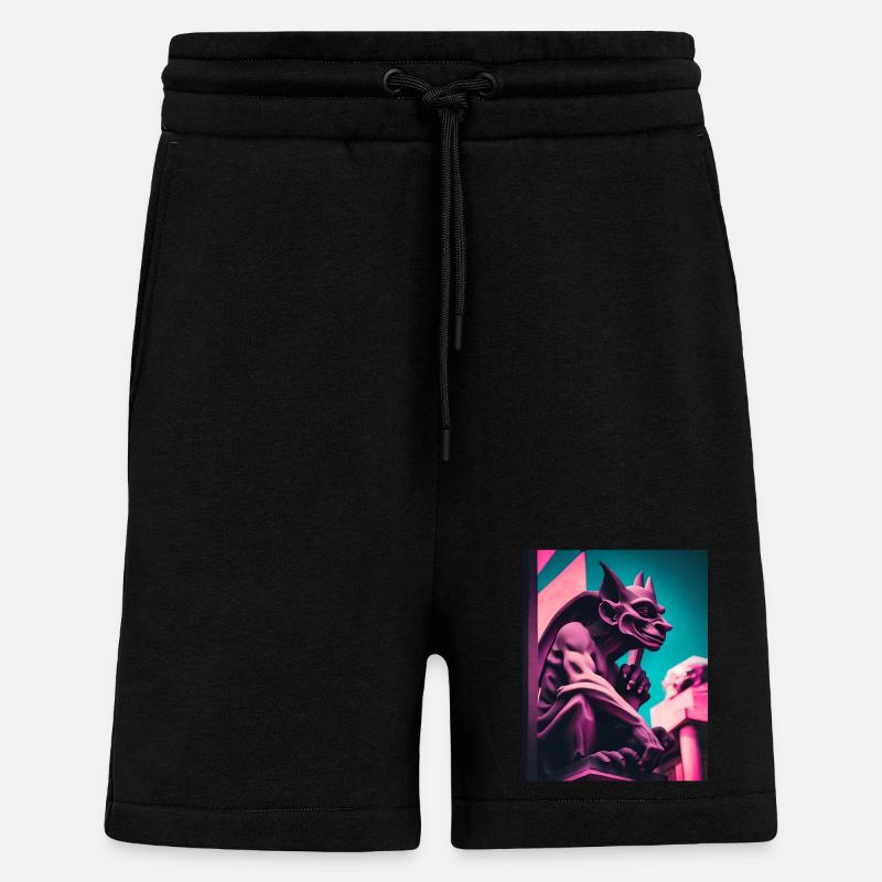 Gargoyle - Shorts - made by SPREAD - SOLID BLACK