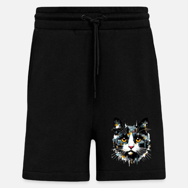 Chat - Short bio décontracté fabriqué en UE - SOLID BLACK