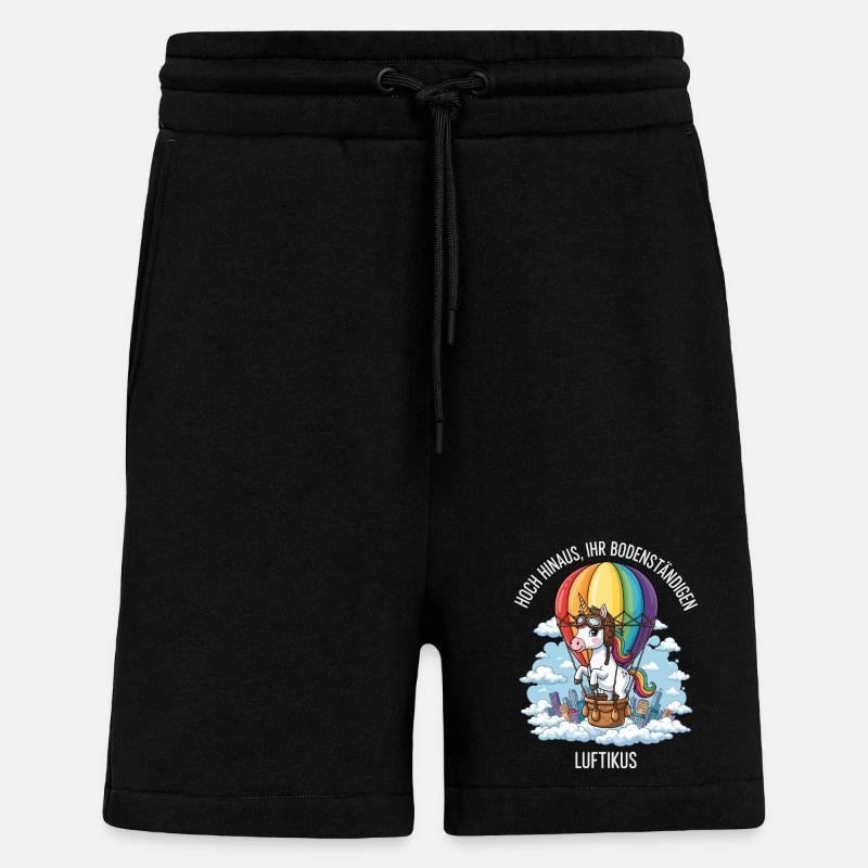 Luftikus Unicorn - Shorts - made by SPREAD - SOLID BLACK