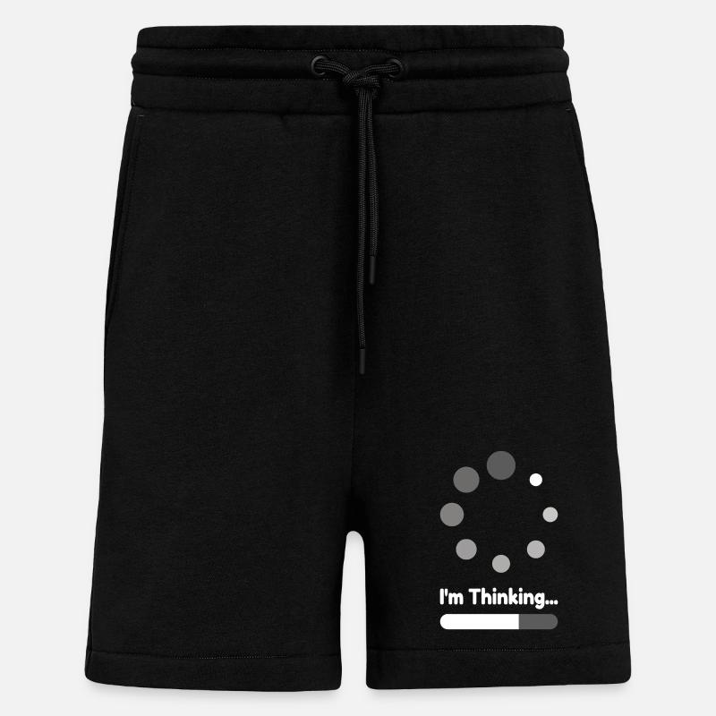 Je pense Chargement Progrès - Short bio décontracté fabriqué en UE - SOLID BLACK