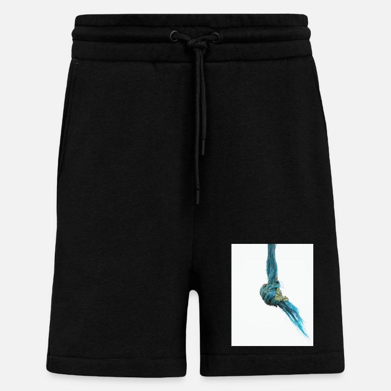 Ich bin ein ausgefranster Knoten - Shorts - made by SPREAD - SOLID BLACK