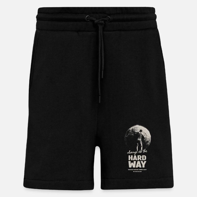Harter Weg - Shorts - made by SPREAD - SOLID BLACK