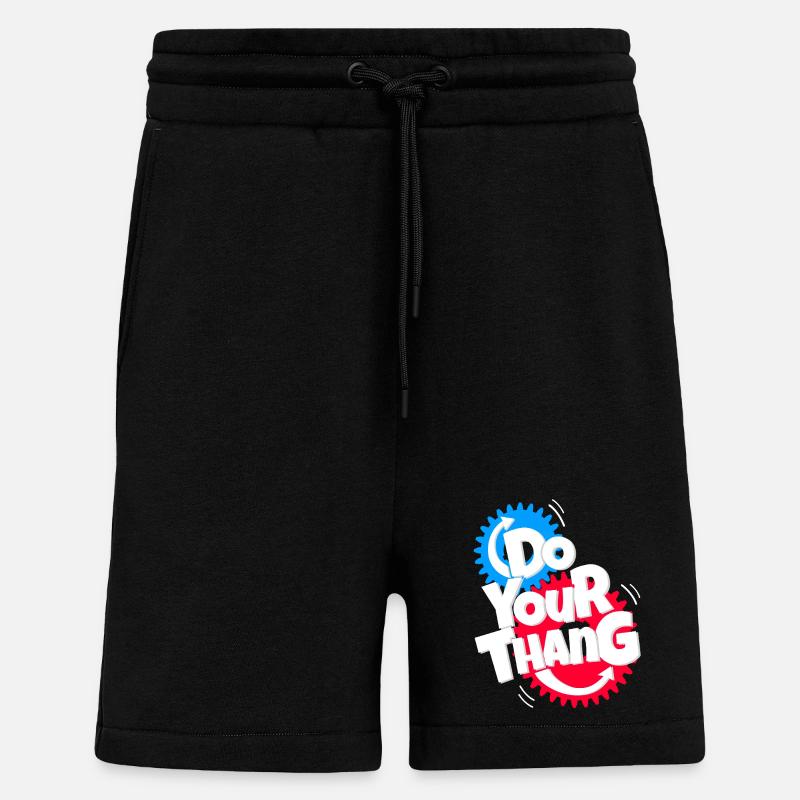 do your thang - Shorts - made by SPREAD - SOLID BLACK