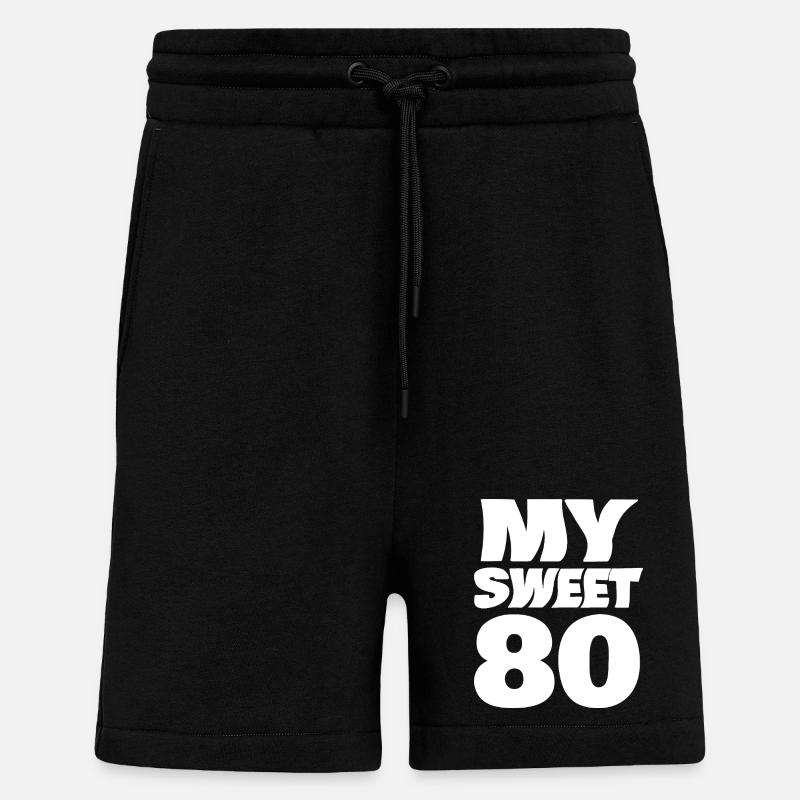 Daim 80 - Short bio décontracté fabriqué en UE - SOLID BLACK