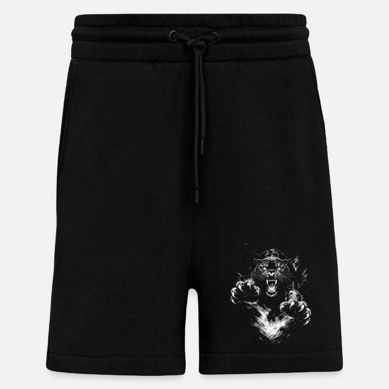 Schwarze Panther - Shorts - made by SPREAD - SOLID BLACK