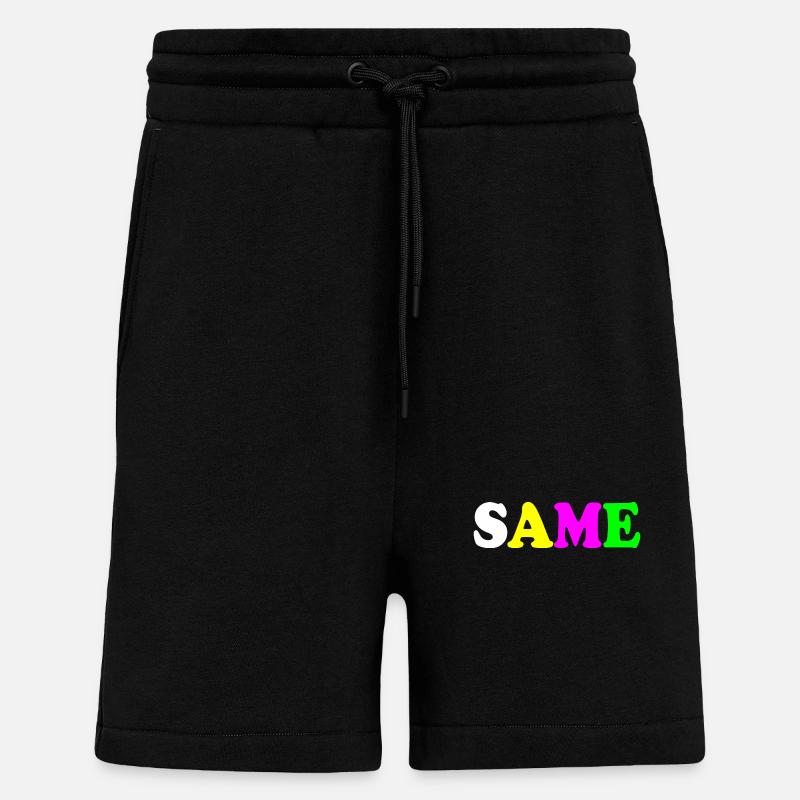 Same - Short bio décontracté fabriqué en UE - SOLID BLACK