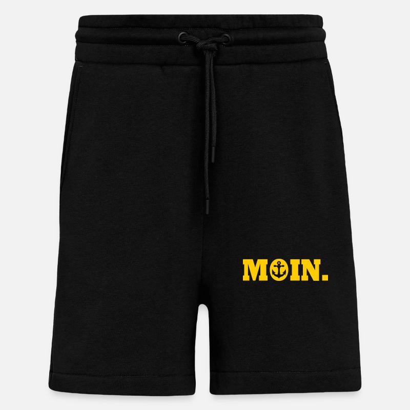 Moin - Short bio décontracté fabriqué en UE - SOLID BLACK