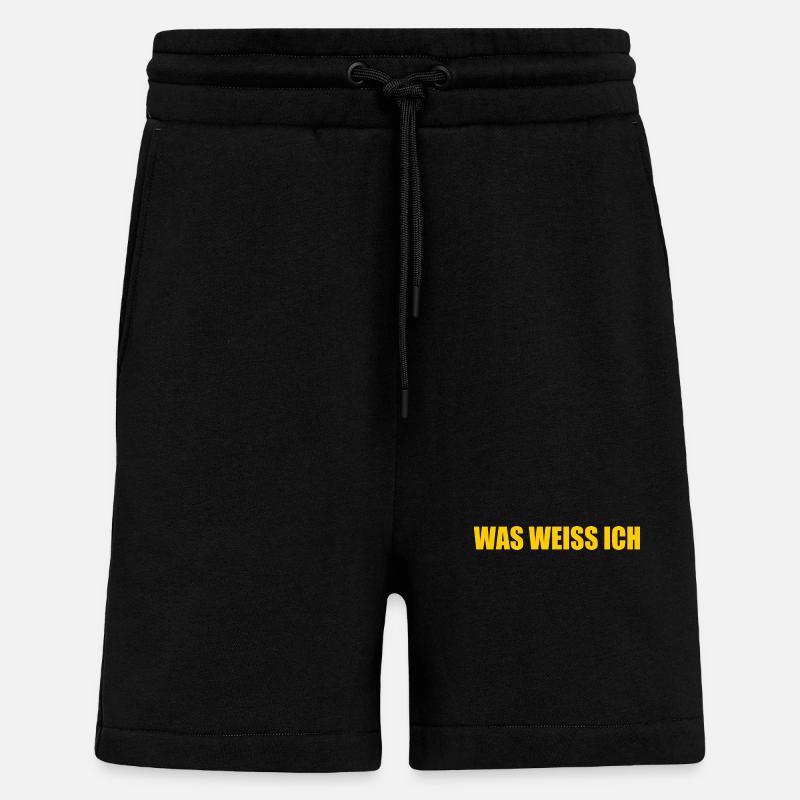 Was weiss ich - Shorts - made by SPREAD - SOLID BLACK