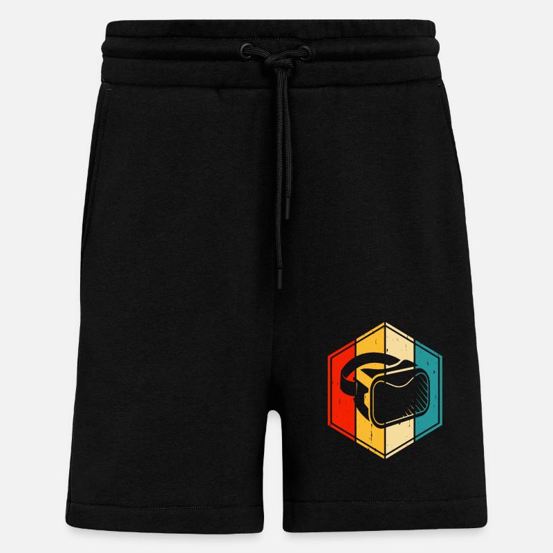 VR Virtuel Reality - Shorts - made by SPREAD - SOLID BLACK