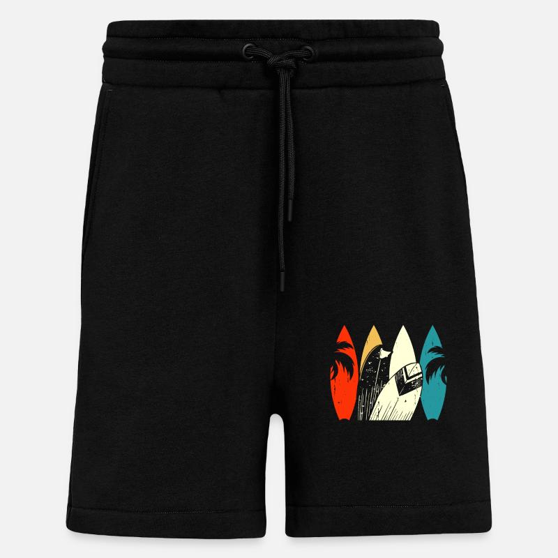 Surfing Surfer - Shorts - made by SPREAD - SOLID BLACK