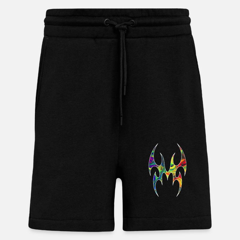 Alien Spider marmor - Shorts - made by SPREAD - SOLID BLACK