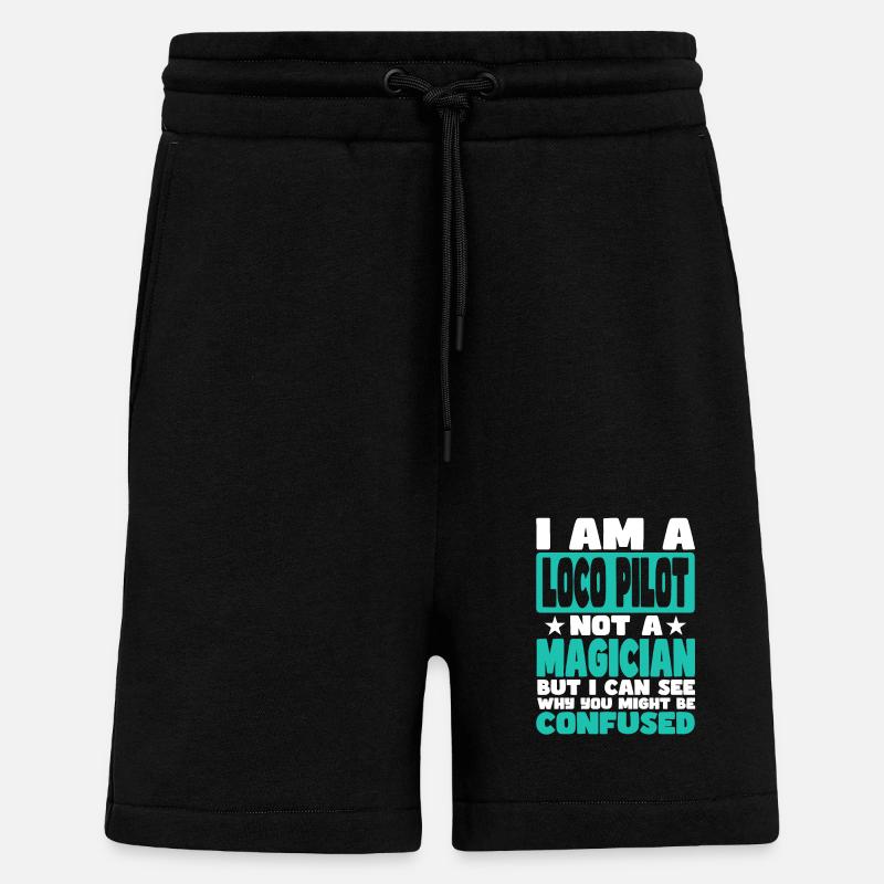 Lok-Pilot - Shorts - made by SPREAD - SOLID BLACK