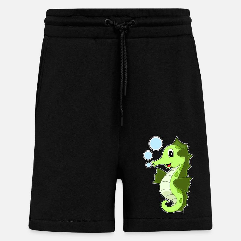 Seepferdchen - Shorts - made by SPREAD - SOLID BLACK