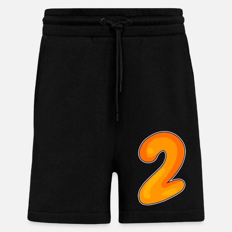 2 - Short bio décontracté fabriqué en UE - SOLID BLACK