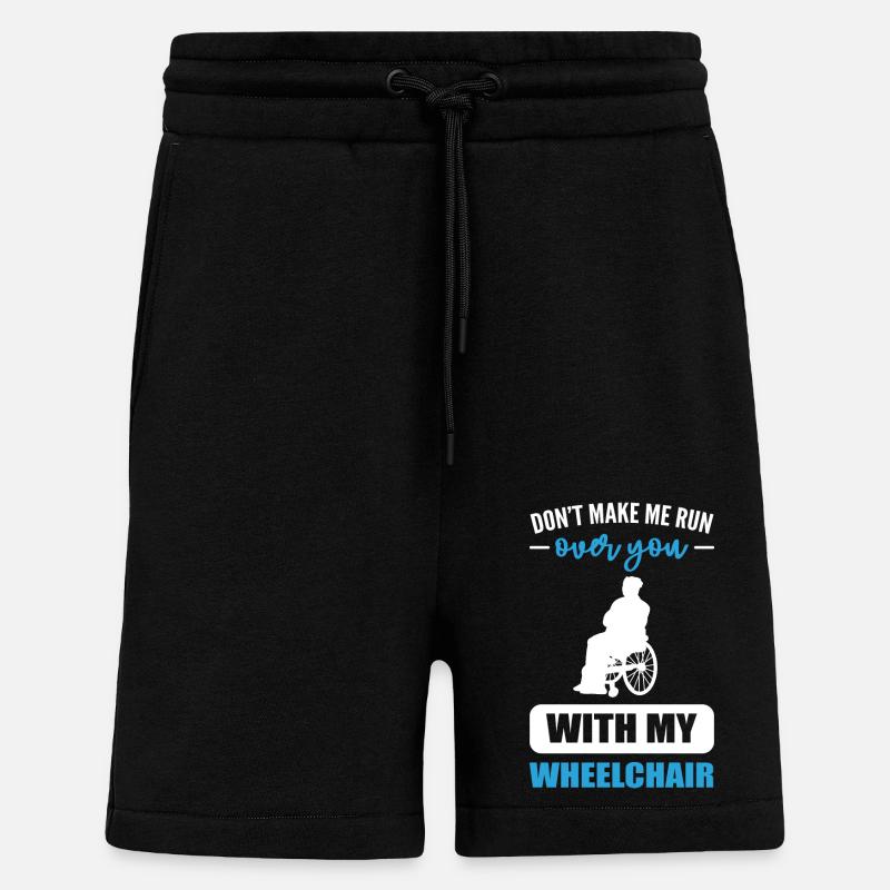 Rollstuhl - Shorts - made by SPREAD - SOLID BLACK