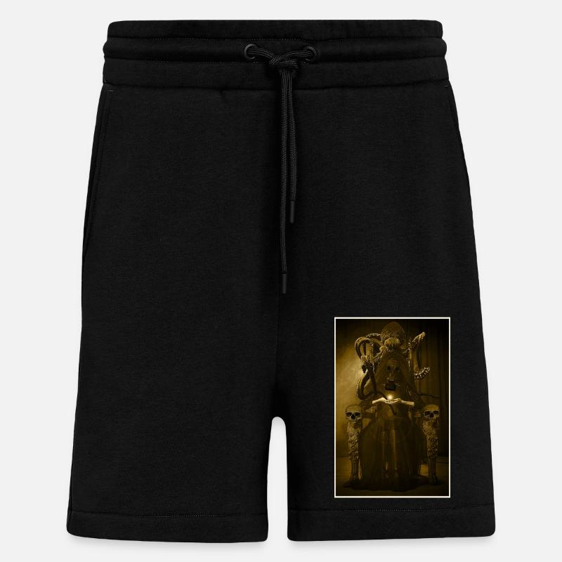 Come to the light - Shorts - made by SPREAD - SOLID BLACK